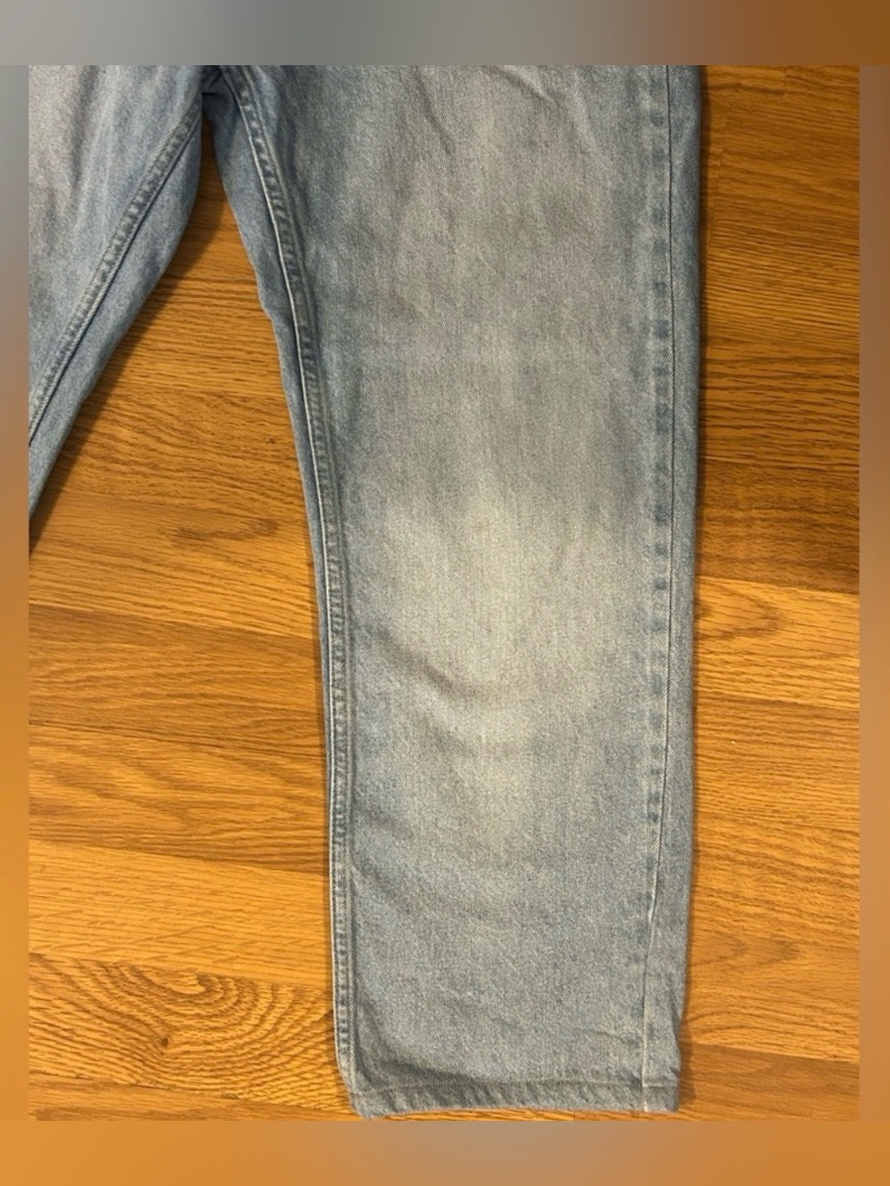 Zara Z1975 Light Wash Straight Leg Jeans Size 4 - Picture 6 of 12